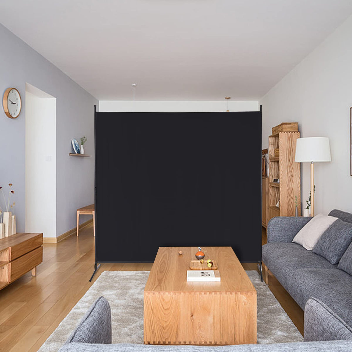 REDCAMP Freistehend Paravent Raumteiler, 1-teilig, Innen Outdoor, 176x180cm