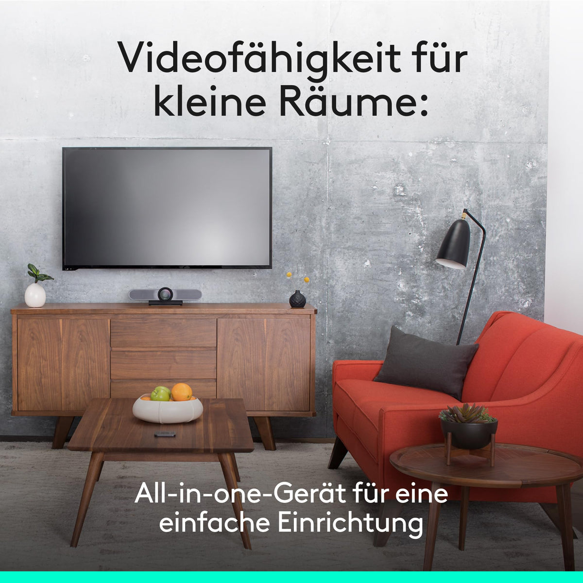Logitech MEETUP Videokonferenz-Webcam