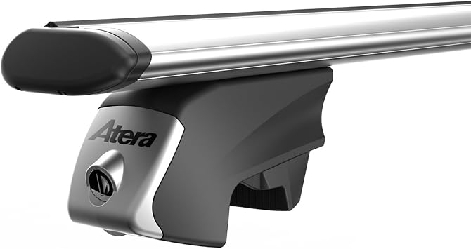 Atera 048522 PKW Dachträger Signo RTD - Alu Aero Profil silber - für Autos mit aufliegender Dachreling - 122 cm