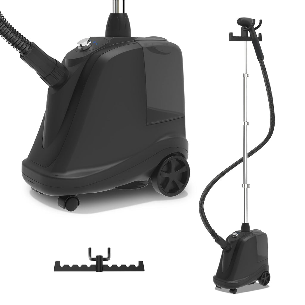 SteamOne Vertikaler Steamer Dampfglätter Schwarz 2000W - 3,5L Profi