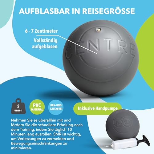 RAD Center I Myofasziales Release-Tool I Soft Belly Ball I Selbstabdominale Massage Mobilität und Erholung