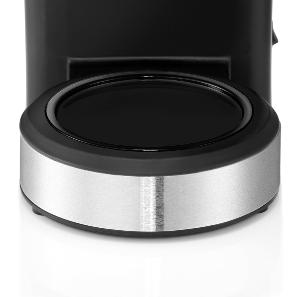 WMF Stelio Aroma Filterkaffeemaschine mit Glaskanne, Filterkaffee, 10 Tassen, Kaffeemaschine Edelstahl, Tropfstop, Warmhalteplatte, Abschaltautomatik, 1000 W
