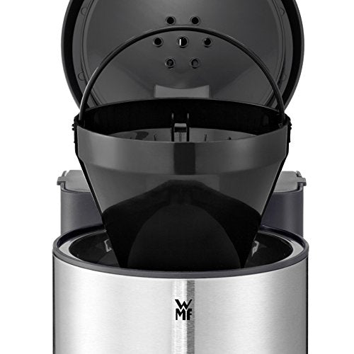 WMF Stelio Aroma Filterkaffeemaschine mit Glaskanne, Filterkaffee, 10 Tassen, Kaffeemaschine Edelstahl, Tropfstop, Warmhalteplatte, Abschaltautomatik, 1000 W