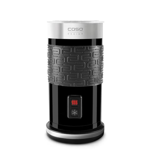 Caso Fomini Crema Design Milchaufschäumer,Testurteil Sehr Gut, für cremigen Milchschaum kalt und heiß, ideal für Latte Macciato, Kakao, hochwertiges Gehäuse