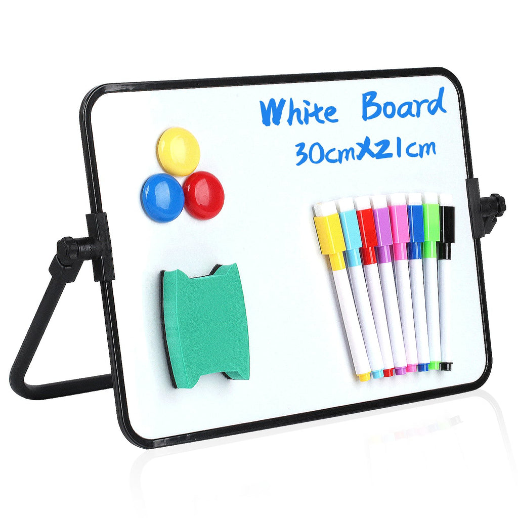 Yibaijia Mini Whiteboard, magnetisch & doppelseitig, A4 Magnettafel