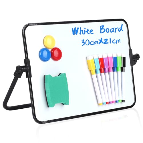 Yibaijia Mini Whiteboard, magnetisch & doppelseitig, A4 Magnettafel
