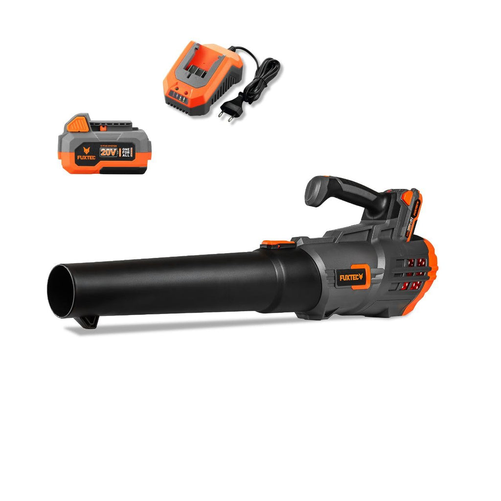 FUXTEC 20V Akku-Laubbläser FX-E1LB20SET1 • 38 m/s • mit 4Ah Akku