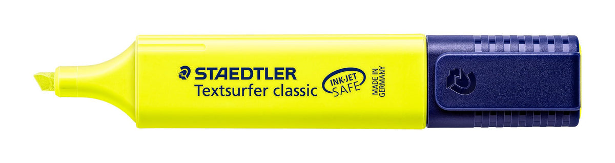 STAEDTLER Textmarker Textsurfer classic, großer Tintenspeicher, lange Markierleistung, sekundenschnell trocken, Keilspitze 1 - 5mm, rainbow colours, 8 Marker in sortierten Farben im Etui, 364 WP8