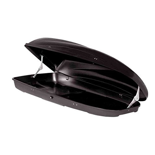 G3 Arjes Dachbox 390 Liter Dachkoffer Lx1970mm, Bx738mm, Hx370mm, Autokoffer Kunststoff glänzend schwarz
