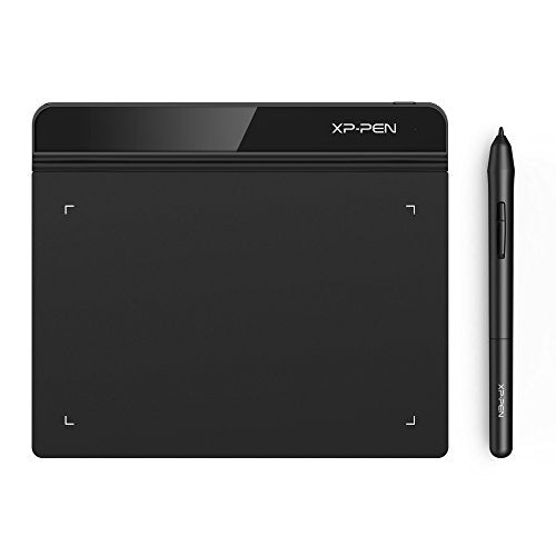 XPPen G640 Grafiktablett 6x4 Zoll Stift Tablet zum Zeichnen mit 20 Ersatzspitzen OSU Spiel Pen Tablet
