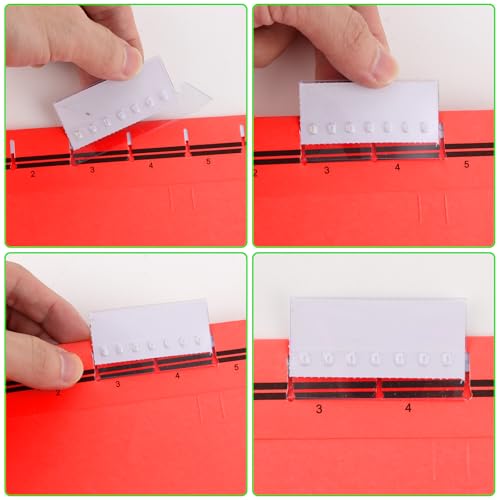 25 Stück Hängeregister Mappen, Hängemappen A4 mit Tabs und Karteneinsätzen, 5 Farben Hängeregister, Aktenschrank Hängemappen für Zuhause, Schule, Büro