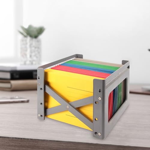 25 Stück Hängeregister Mappen, Hängemappen A4 mit Tabs und Karteneinsätzen, 5 Farben Hängeregister, Aktenschrank Hängemappen für Zuhause, Schule, Büro