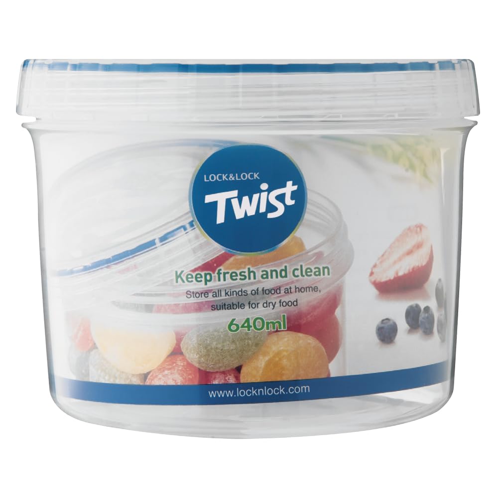 Lock & Lock LLS131 Twist Vorratsdose, 0.64 L