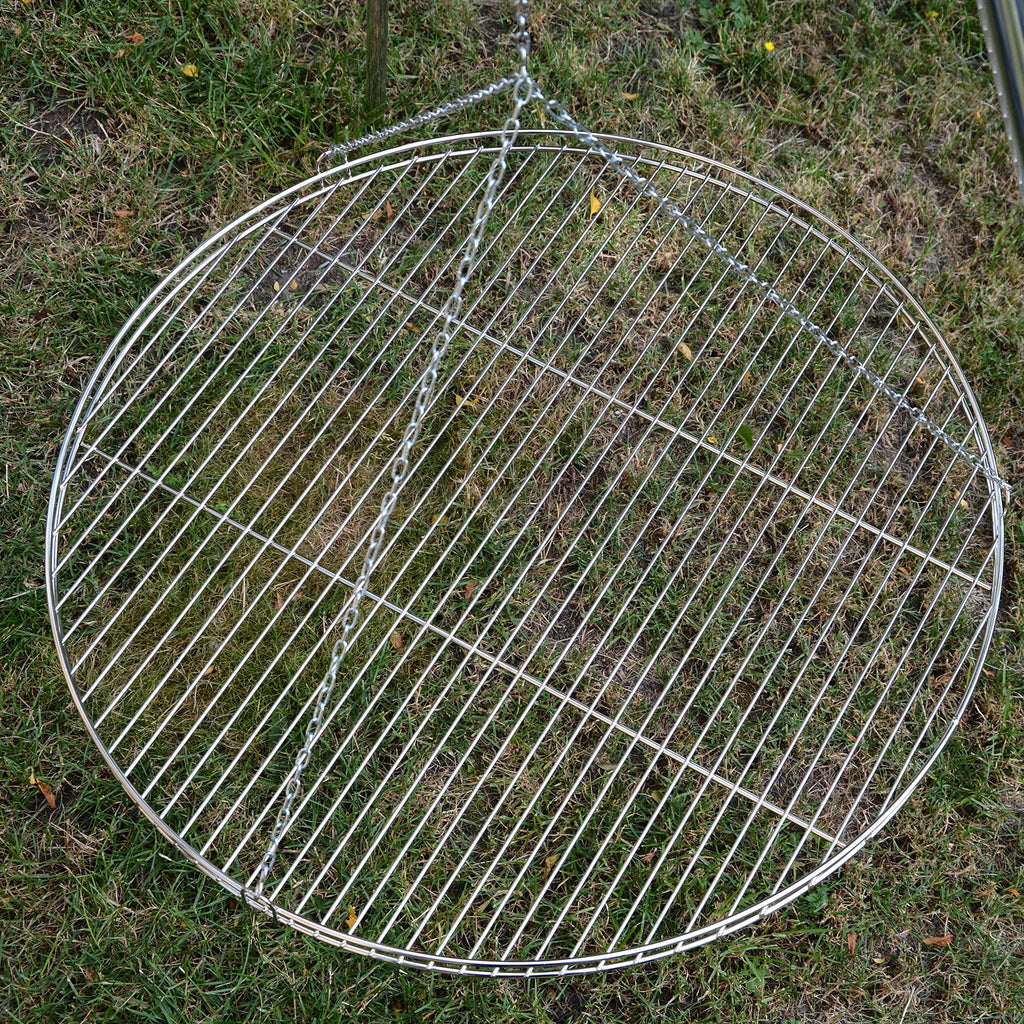 Dreibein Schwenkgrill inkl. 70 cm Grillrost aus deutscher Produktion