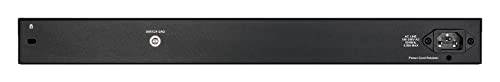 D-Link DGS-1210-28MP/E 28-Port PoE+ Gigabit Smart Managed Switch (24 x 10/100/1000 Base-T PoE-Ports und 4 x 100/1000 Mbit/s SFP Combo-Ports, 370W PoE-Kapazität) - Nur EU-Netzkabel