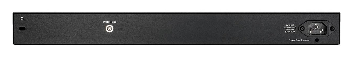 D-Link DGS-1210-28MP/E 28-Port PoE+ Gigabit Smart Managed Switch (24 x 10/100/1000 Base-T PoE-Ports und 4 x 100/1000 Mbit/s SFP Combo-Ports, 370W PoE-Kapazität) - Nur EU-Netzkabel