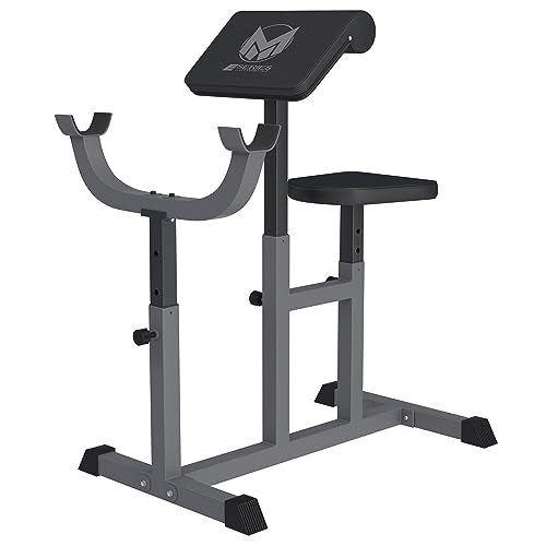 GYRONETICS® Curlbank bis 150 kg mit verstellbarem Sitz und Curlpult