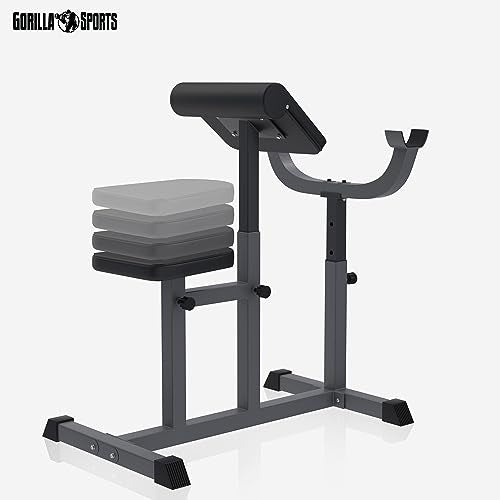 GYRONETICS® Curlbank bis 150 kg mit verstellbarem Sitz und Curlpult