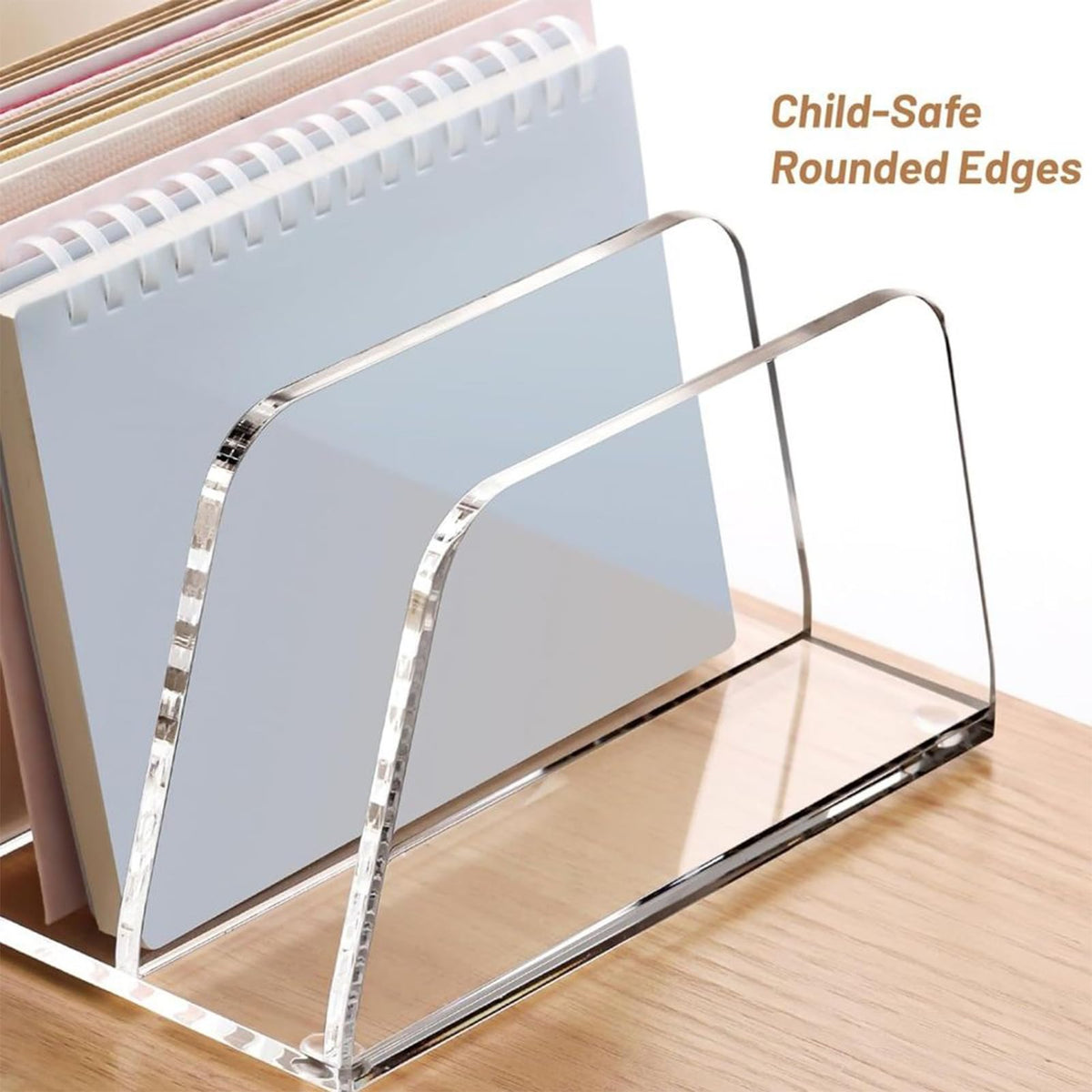 Acryl Ordnerhalter,Transparent Schreibtisch Zubehör | Acryl Post Datei