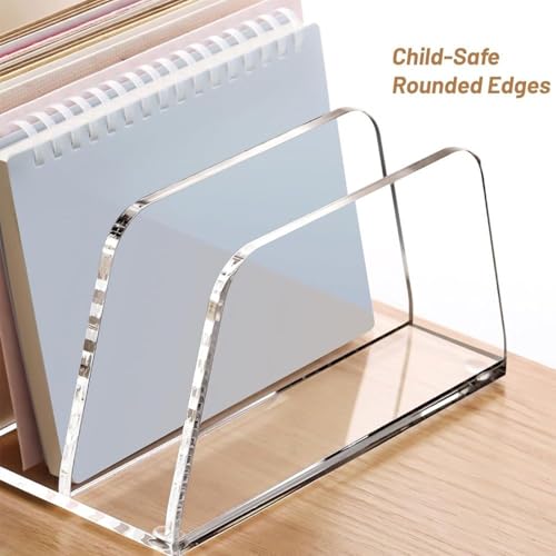 Acryl Ordnerhalter,Transparent Schreibtisch Zubehör | Acryl Post Datei