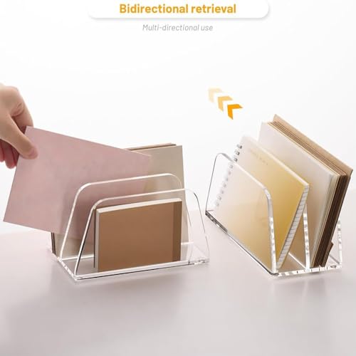Acryl Ordnerhalter,Transparent Schreibtisch Zubehör | Acryl Post Datei