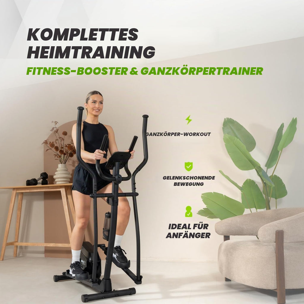 VirtuFit Crosstrainers Serie - für Zuhause - Ellipsentrainer mit LCD-Monitor
