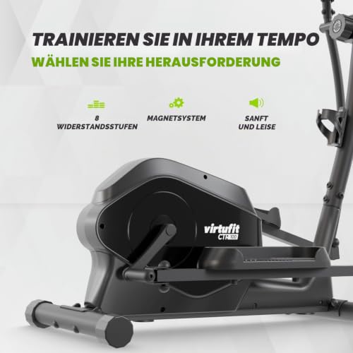 VirtuFit Crosstrainers Serie - für Zuhause - Ellipsentrainer mit LCD-Monitor