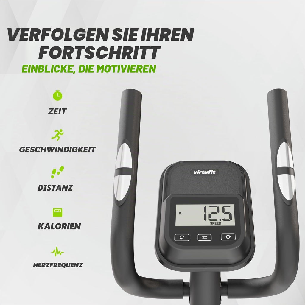 VirtuFit Crosstrainers Serie - für Zuhause - Ellipsentrainer mit LCD-Monitor