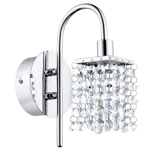 EGLO LED Wandlampe Almonte, Wandleuchte Bad Badezimmer