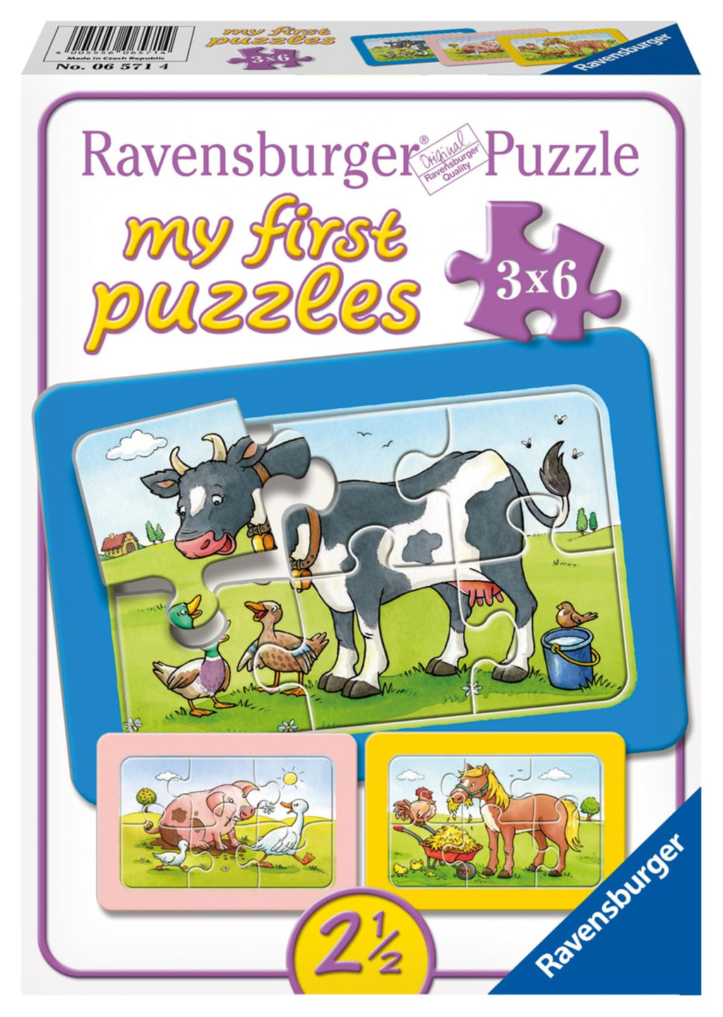 Ravensburger Puzzle Gute Tierfreunde - 6 Teile Puzzle