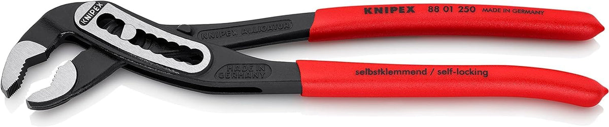 KNIPEX Alligator Wasserpumpenzange, 250 mm, Muttern bis 46 mm, 88 01 250