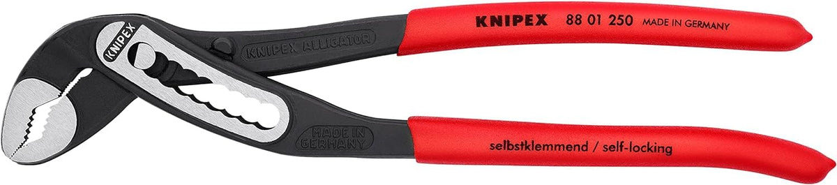 KNIPEX Alligator Wasserpumpenzange, 250 mm, Muttern bis 46 mm, 88 01 250