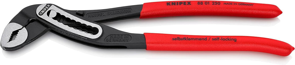KNIPEX Alligator Wasserpumpenzange, 250 mm, Muttern bis 46 mm, 88 01 250