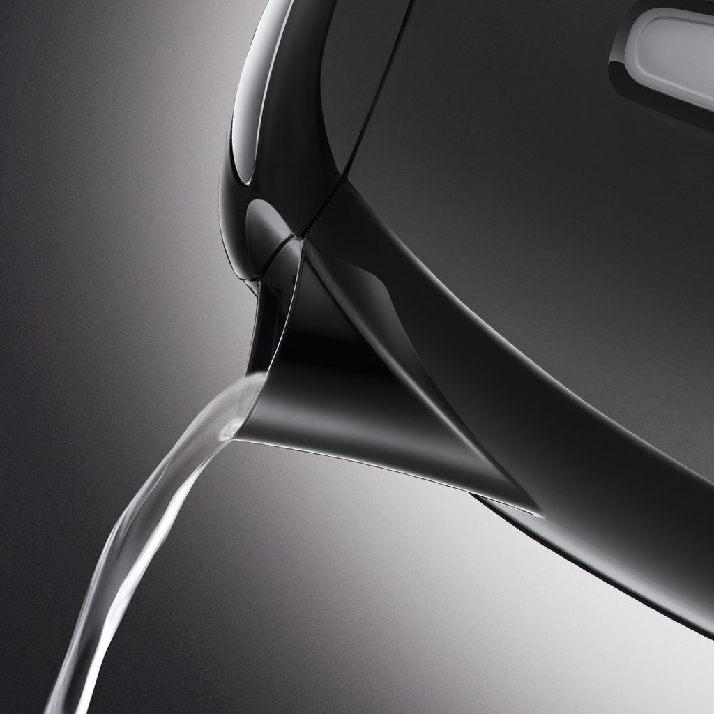 Russell Hobbs Wasserkocher Textures+, 1,7l, 2400W, LED Beleuchtung, Schnellkochfunktion, optimierte Ausgusstülle, herausnehmbarer Kalkfilter, Teekocher schwarz 22591-70 [Energieklasse A+++]