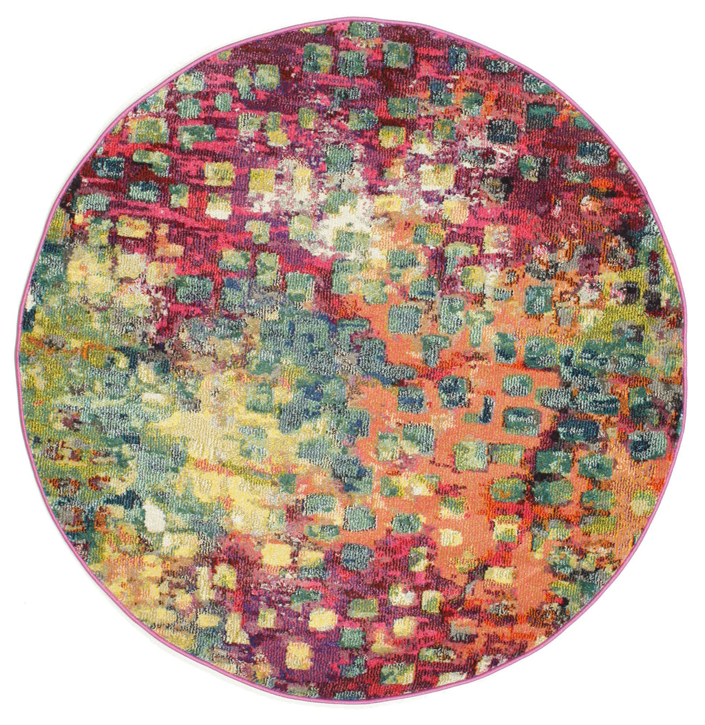 RugVista Davina Teppich, Ø 150 cm, Mehrfarbig