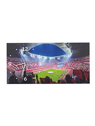 FC Bayern München Wanduhr mit Darstellung der Allianz Arena