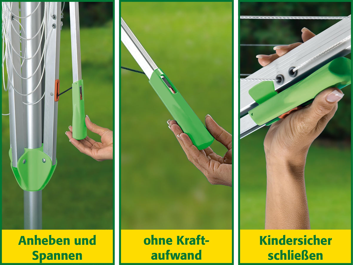JUWEL Wäschespinne Novaplus 600 Easy mit Bodenhülse 30090