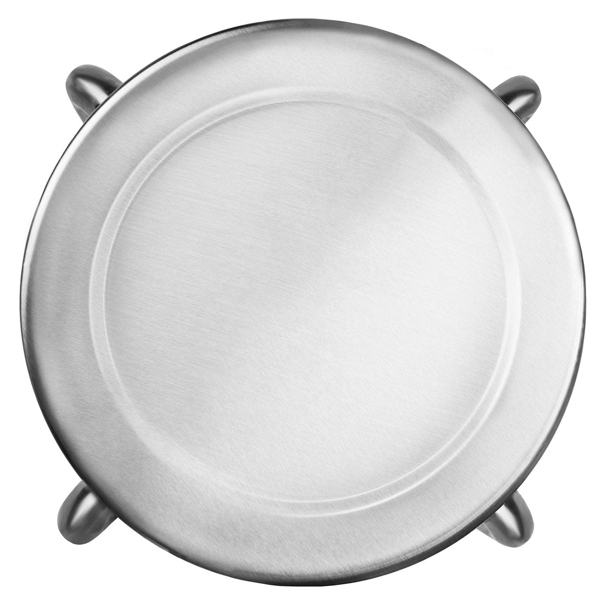 Royal Catering - Hocker Edelstahlhocker (29 cm Sitzfläche, 1,6 kg, 43 x 37 cm, hygienisch und modern) Silber