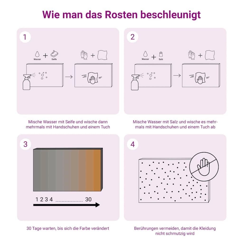 vidaXL Hochbeet 960x50x36 cm Cortenstahl