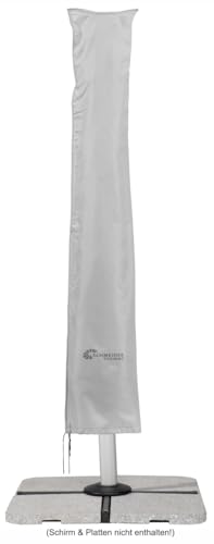 Schneider Schutzhülle für Ampelschirme bis 400 cm Ø und 300 x 300 cm, 813-40, silbergrau, 240 x 57 cm, 0.4 kg, Silber