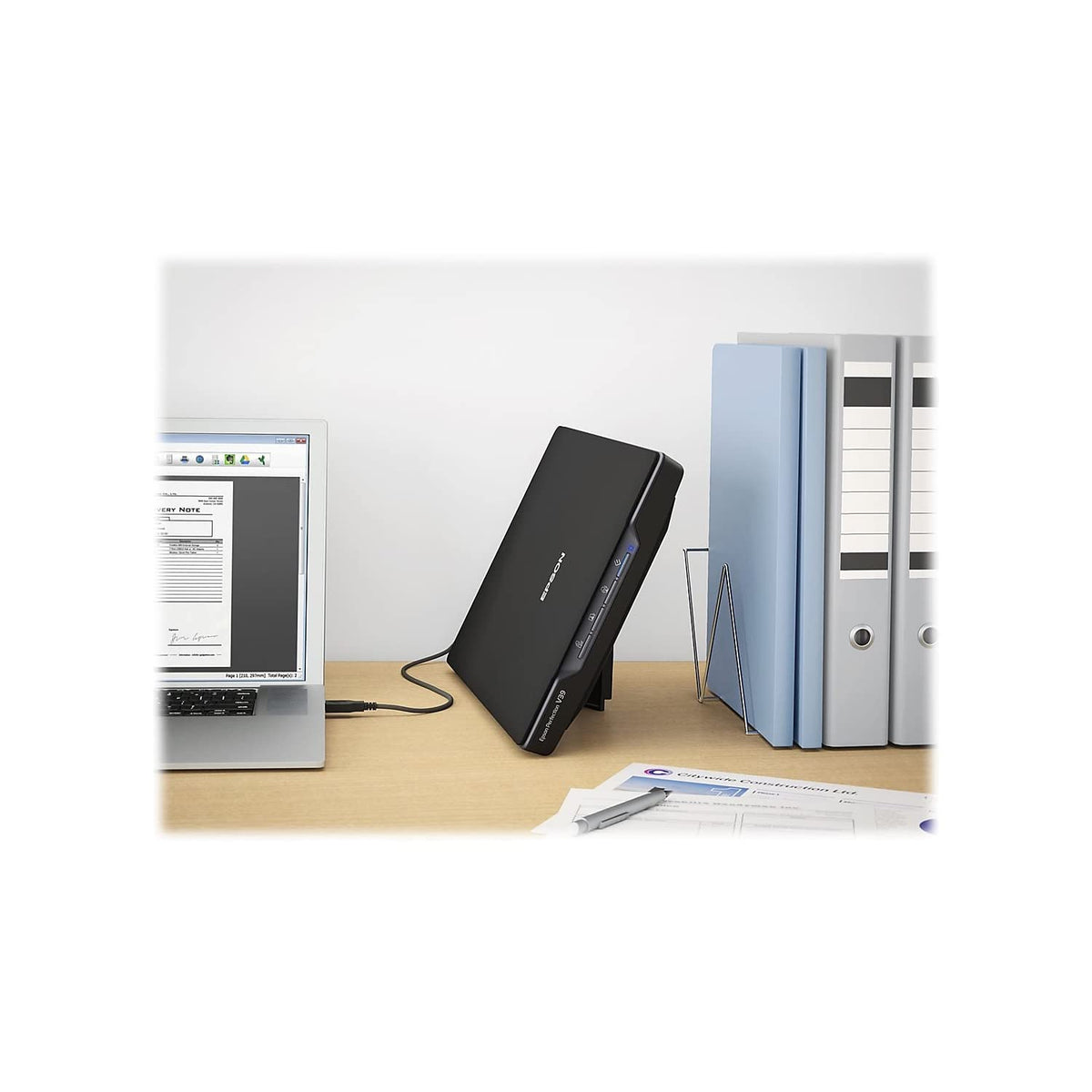 Epson Perfection V39 Color Photo and Document Scanner with Scan-to-Cloud with 4800 x 4800 DPI by Epson