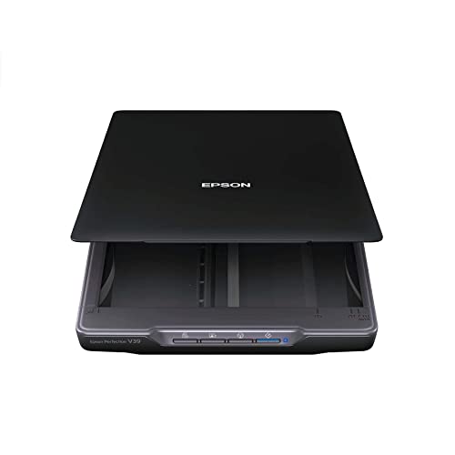 Epson Perfection V39 Color Photo and Document Scanner with Scan-to-Cloud with 4800 x 4800 DPI by Epson