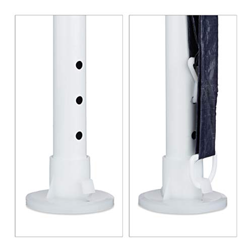 Relaxdays Pavillon, blau, 300 x 300 x 250 cm, 10020810_45
