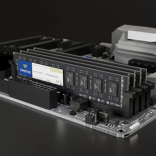 Timetec 16GB KIT(2x8GB) DDR3/DDR3L 1333MHz PC3-10600 Non-ECC Ungepuffert 1,5V / 1,35V CL9 2Rx8 Dual Rank 240 Pin UDIMM PC-Desktop-Computer-Speicher RAM-Modul-Upgrade