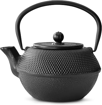 Bredemeijer Japanische Teekanne mit Siebeinsatz Jang 1,1 Liter- Schwarz
