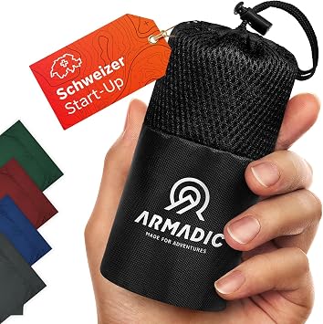 Hüttenschlafsack aus Mikrofaser oder Bio-Baumwolle (nur 230g/370g)
