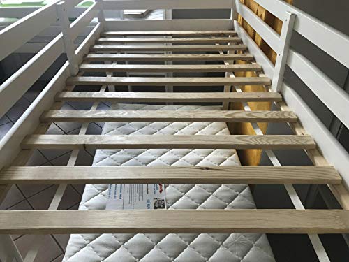 Homeline 90x200 Rollrost 11 Leisten Nicht verstellbar unverstellbar Rolllattenrost Fichtenholz