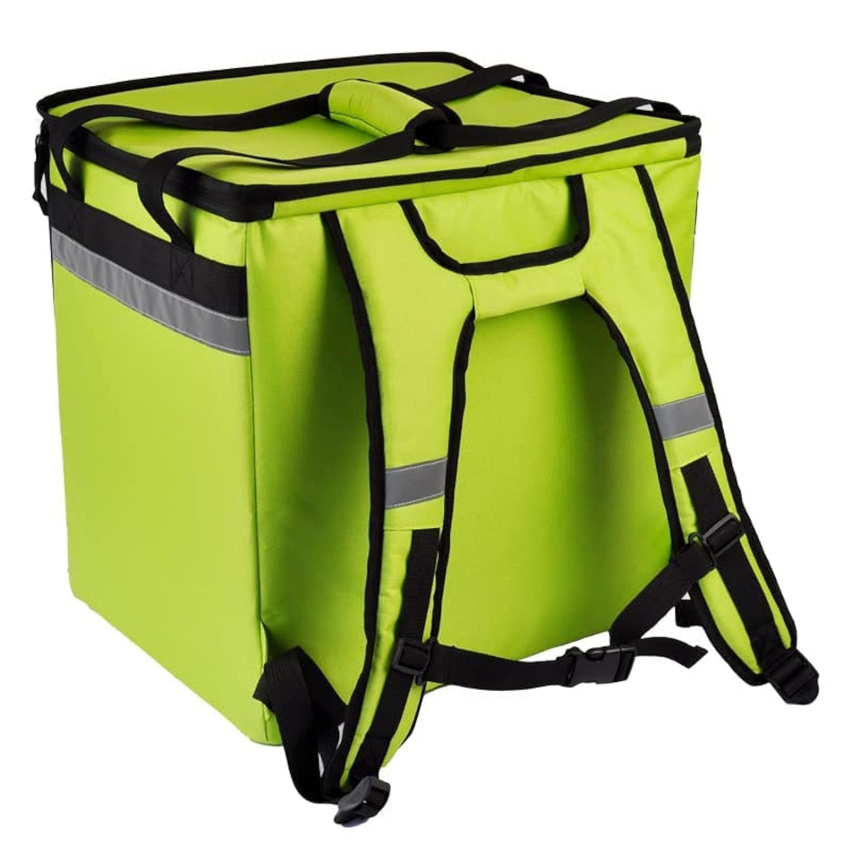 50L isolierter Lebensmittellieferrucksack, erweiterbare Catering-Kühltasche, wasserdichte Pizzatasche für Uber Eats Deliveroo Thermo-Lebensmitteltasche für Fahrrad