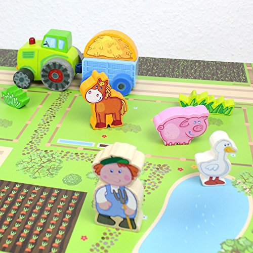 Spielfolie/Möbelfolie für IKEA TROFAST Bauernhof Aufkleber Sticker Kinderzimmer Spieltisch (Möbel Nicht inklusive)