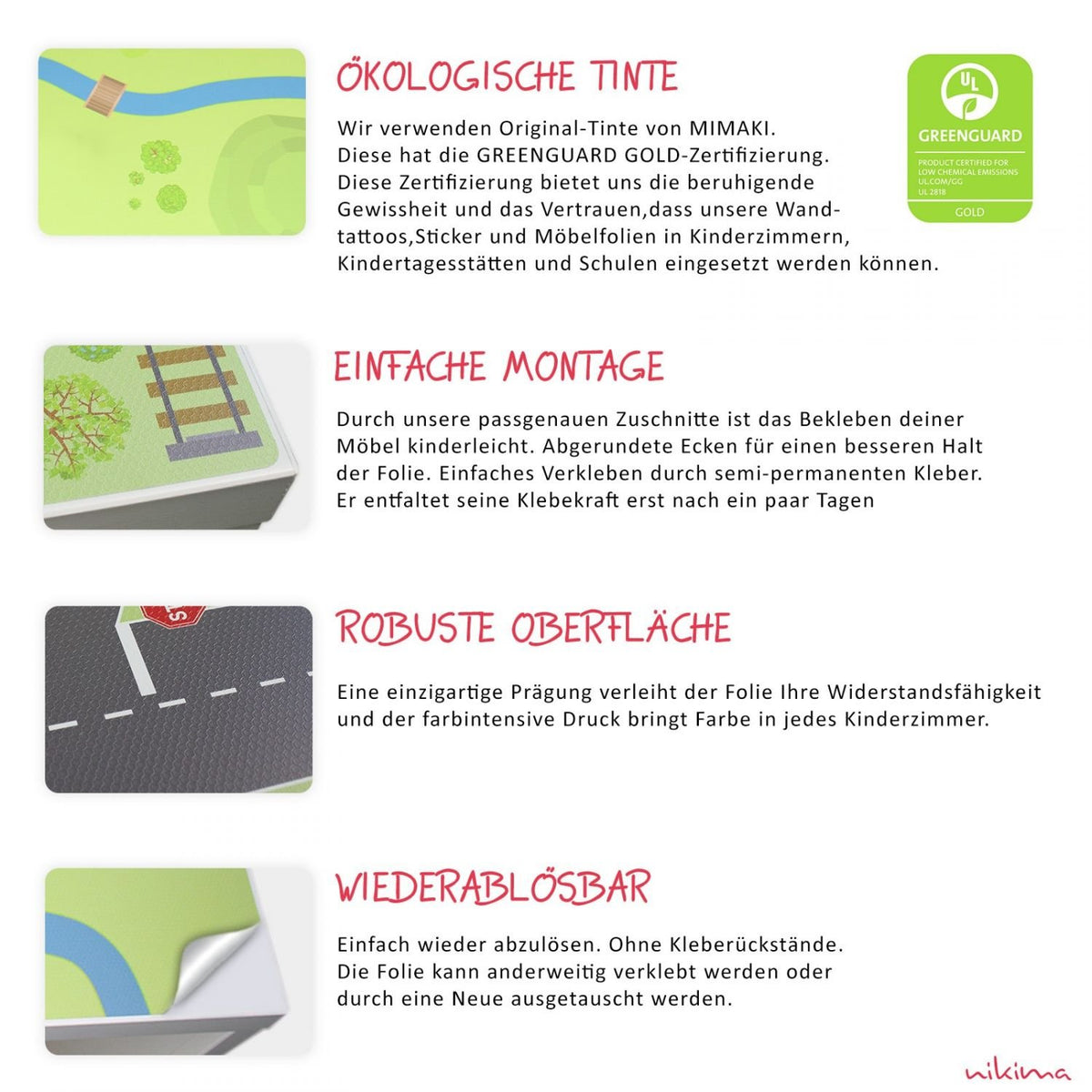 Spielfolie/Möbelfolie für IKEA TROFAST Bauernhof Aufkleber Sticker Kinderzimmer Spieltisch (Möbel Nicht inklusive)